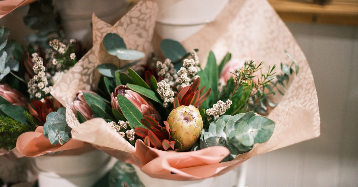 Rustic Wedding Ceremony Decor with Seasonal Flowers